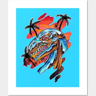 Chrome Dino Posters and Art